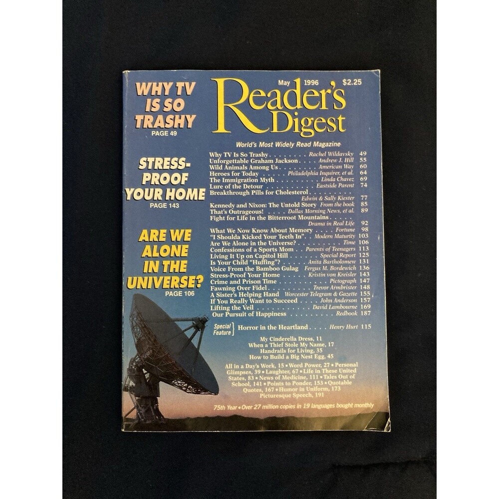 Vintage Reader’s Digest Magazine | May 1996